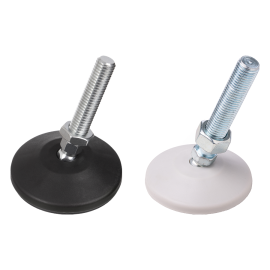 Опоры с основанием из пластика и пластиной антискольжения, 20° черный нерж.сталь Алтервиа A00023