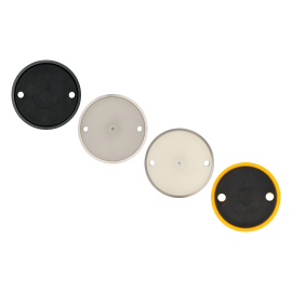 Опоры со сквозными отверстиями и пластиной антискольжения, 20° сталь желтый Алтервиа A00056