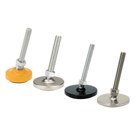 Опоры шарнирные дисковые с пластиной антискольжения, 20° сталь желтый Алтервиа A00055