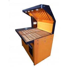 Стол сварщика, подключаемый к цеховой вентиляции СС 1400 Ц