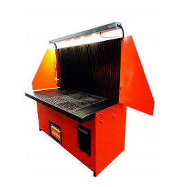 Стол сварочно-зачистной с фронтальной панелью равномерного всасывания ССЗ-1100 Ц (цеховая вентиляция)