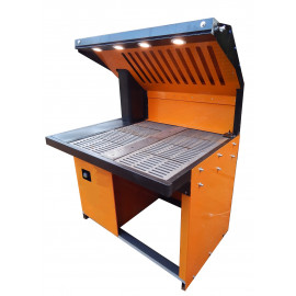 Стол сварщика со встроенным вентилятором и нишей для ног СС 1250 ВН