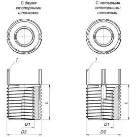 Вставки резьбовые усиленные Алтервиа A00336