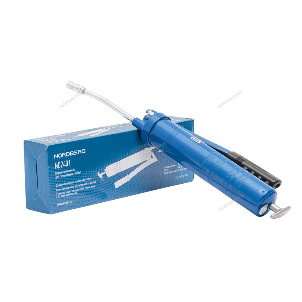Шприц плунжерный для густой смазки, 400 мл NORDBERG NO2401