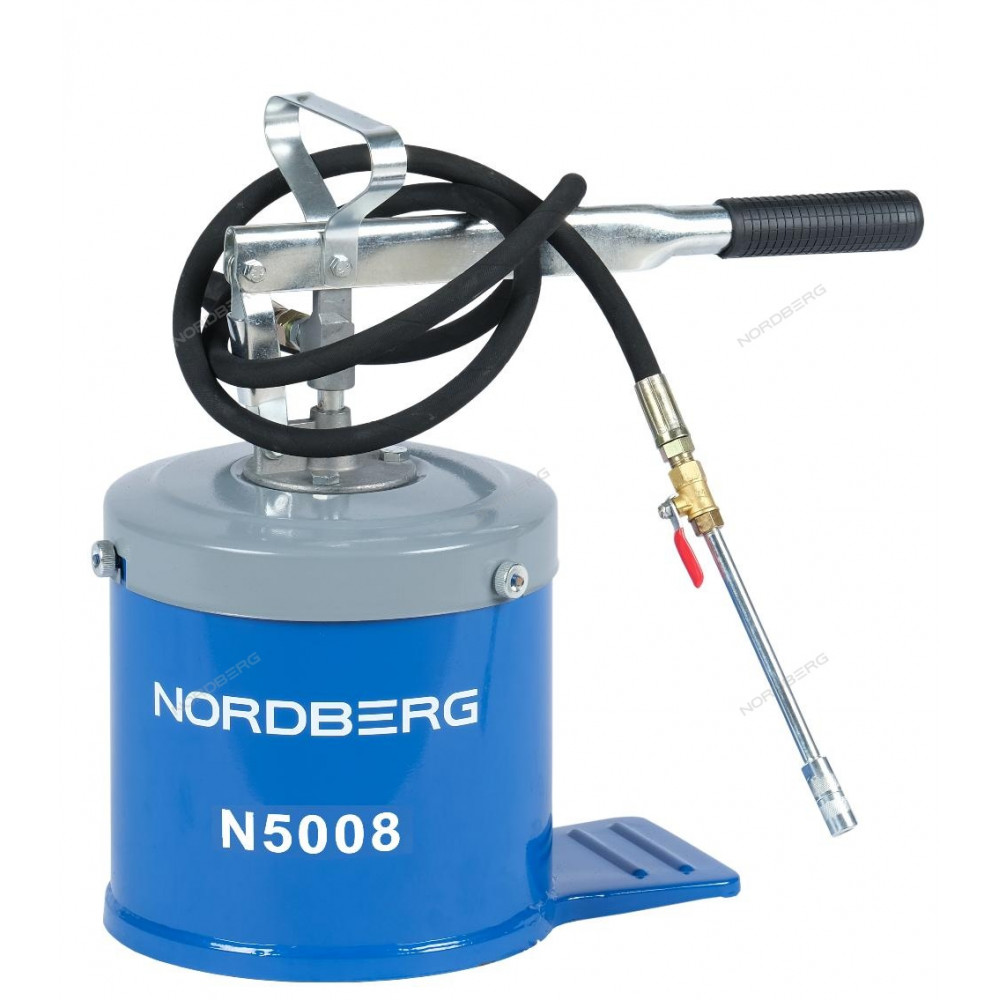 Установка для раздачи густой смазки 8 кг NORDBERG N5008