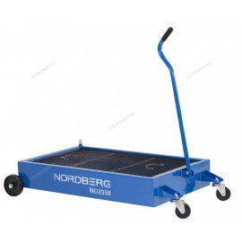 Емкость для сбора масла на колесах 58 литров NORDBERG NO2358