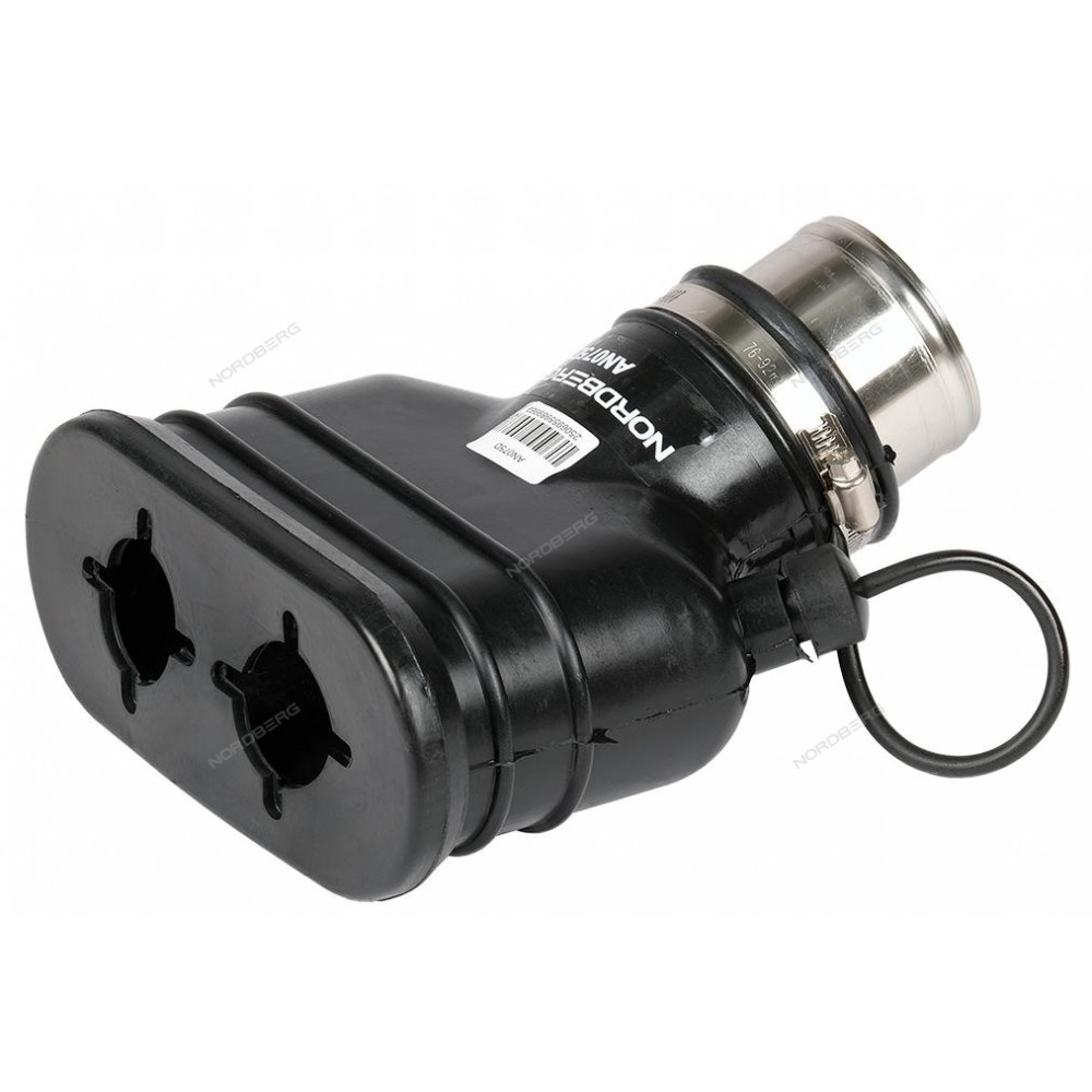 Насадка резиновая овальная на шланг D=75 мм NORDBERG AN075D