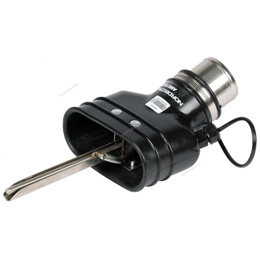 Насадка резиновая овальная с внутр. фикс. на шланг D=75мм NORDBERG AN075DP