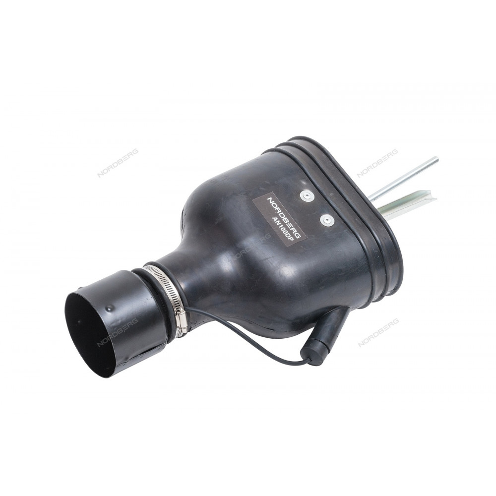 Насадка резиновая овальная с внутр. фикс. на шланг D=100мм NORDBERG AN100DP