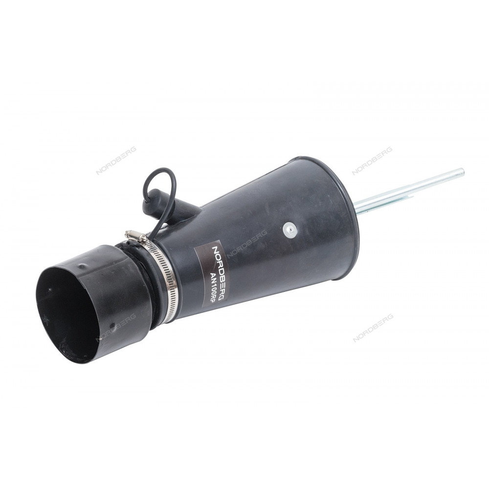 Насадка резиновая круглая с внутр. фикс. на шланг D=100мм NORDBERG AN100RP