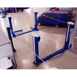 Подъемник четырехстоечный электромеханический П1-06