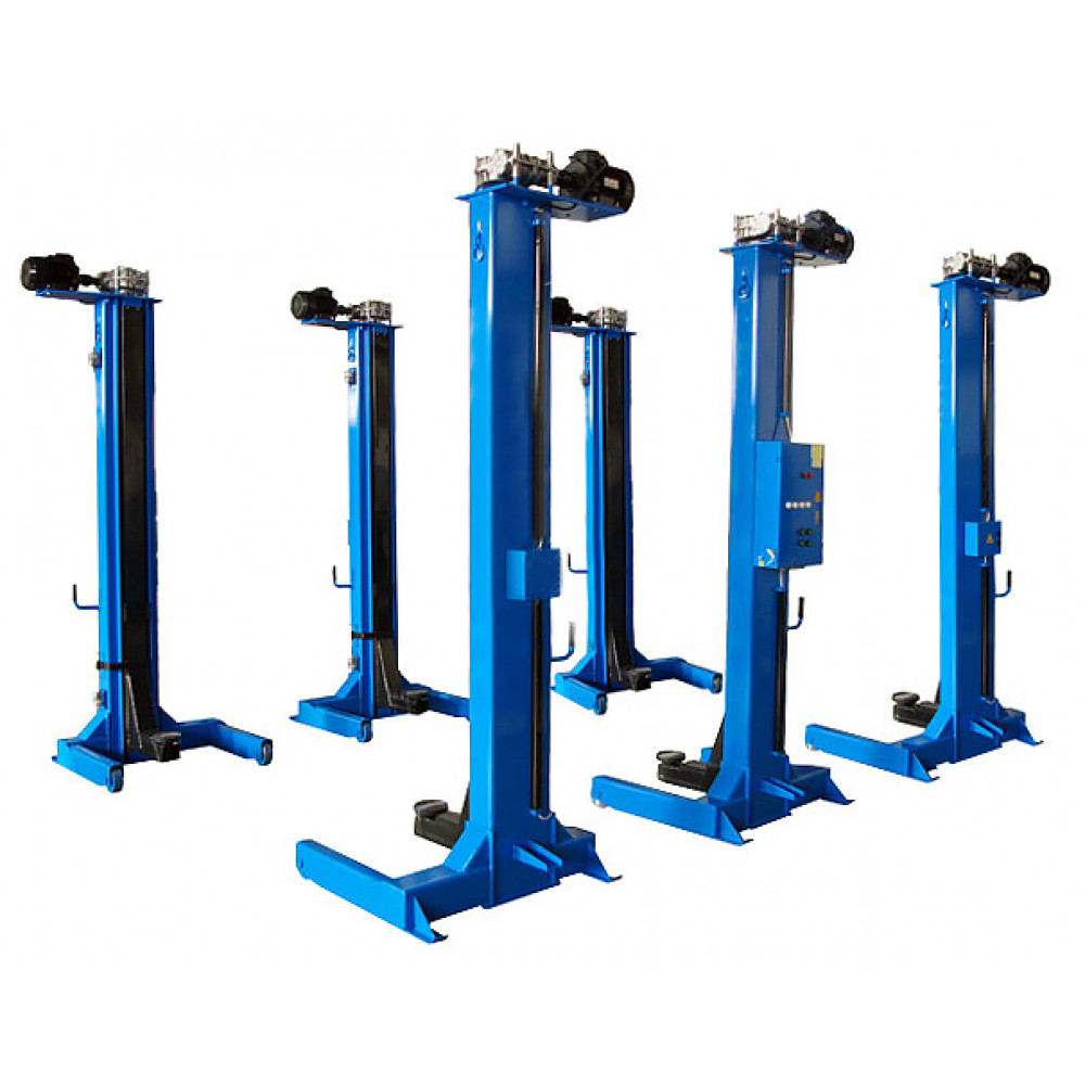 Подъёмник подкатной шестистоечный ППТ-24