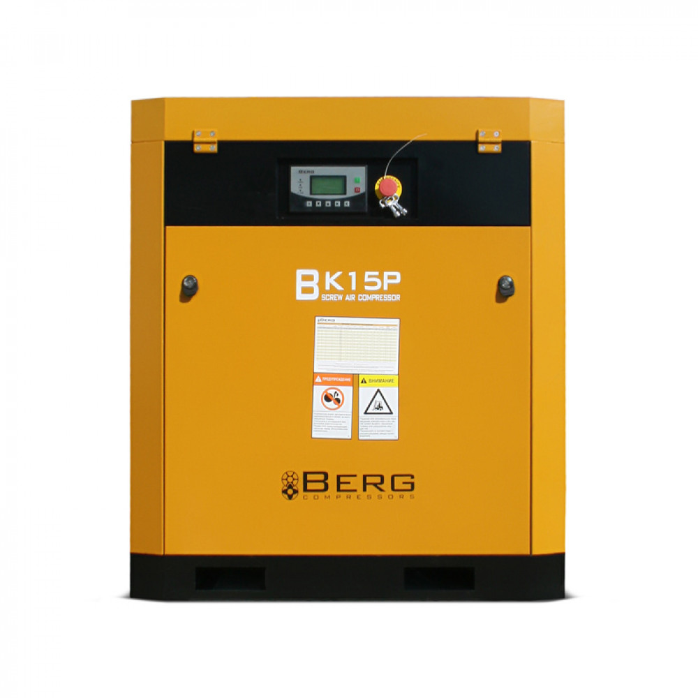 Винтовой компрессор с ременным приводом BERG ВК-15Р