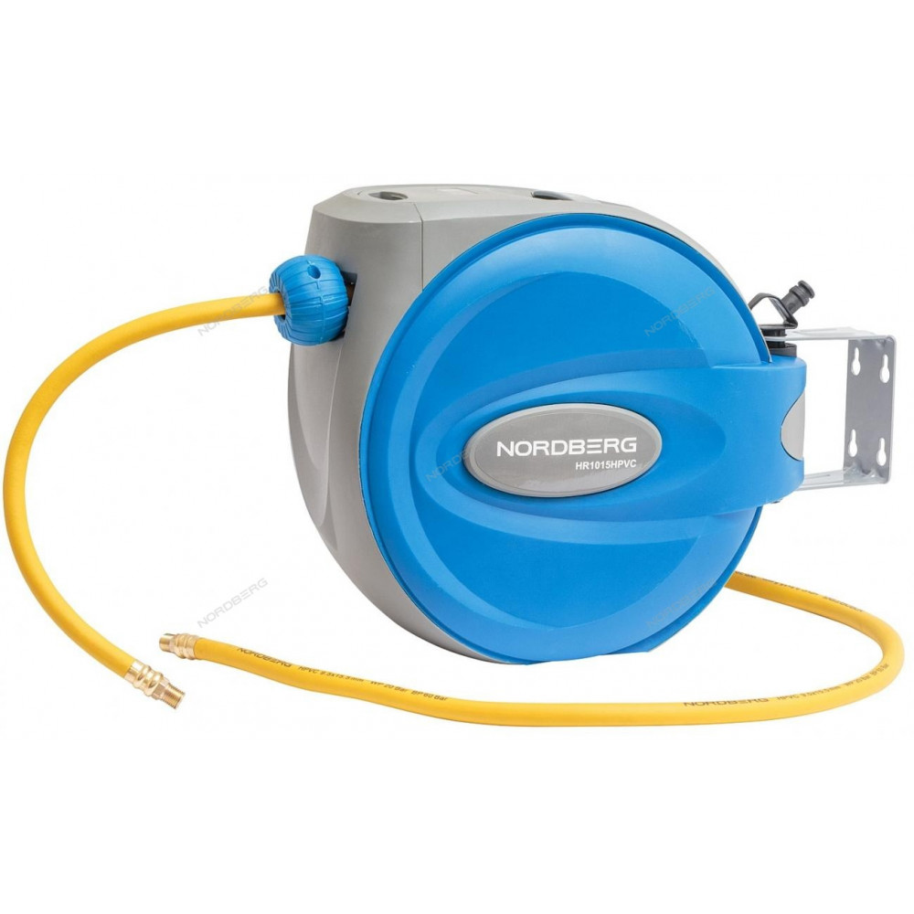 Пневматический шланг на самоскручивающейся катушке, 15 м NORDBERG HR1015HPVC