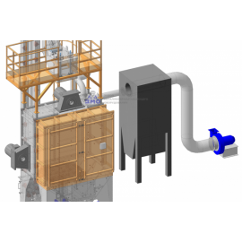 Дробемет с вращающимся столом ДВС