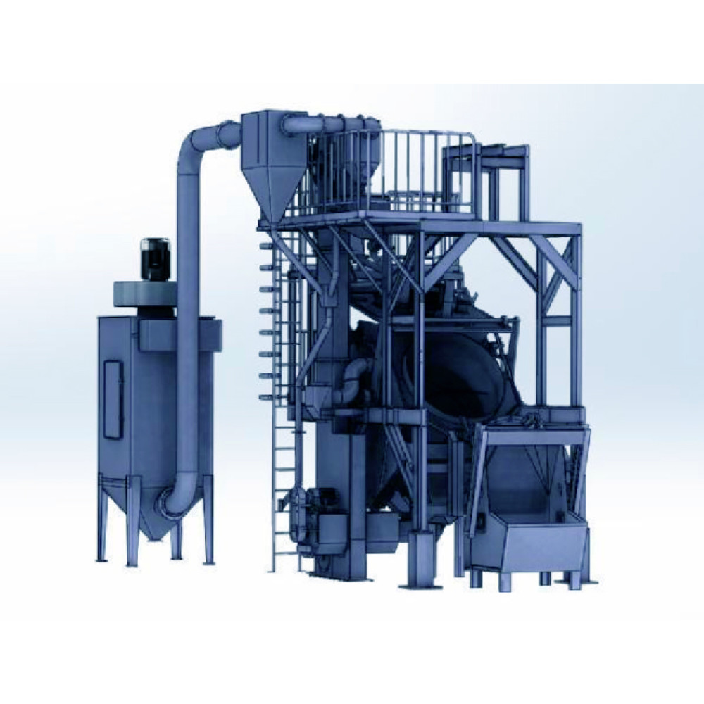 Дробеметная установка с вращающимся барабаном Strong PHGT15