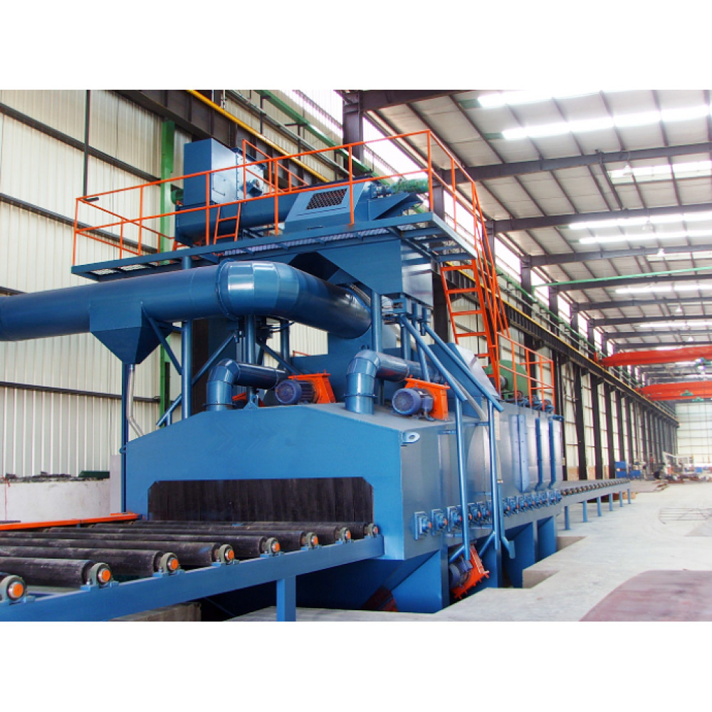 Дробеметная установка на роликовых транспортерах Strong PHQ69