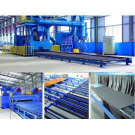 Дробеметная установка на роликовых транспортерах Strong PHQ69