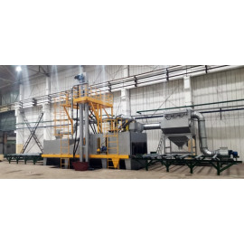 Дробеметная установка на роликовых транспортерах Strong PHQ69