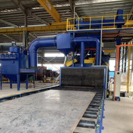 Дробеметная установка на роликовых транспортерах Strong PHQ69