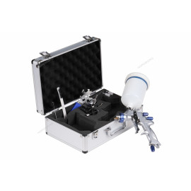 Краскопульт LVMP с верхним баком, сопло 1,3 мм, в алюминиевом кейсе NORDBERG NP7013