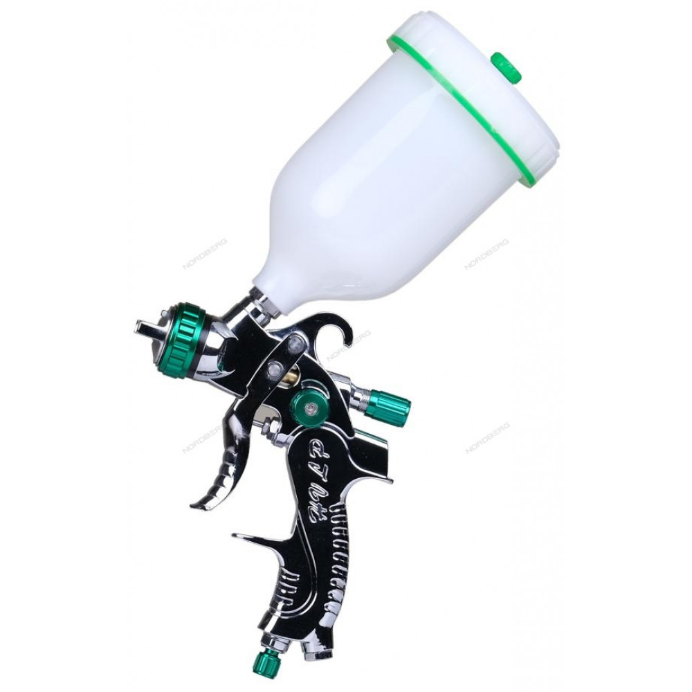 Краскопульт HVLP с верхним баком, сопло 1,4 мм, в коробке NORDBERG NP7114