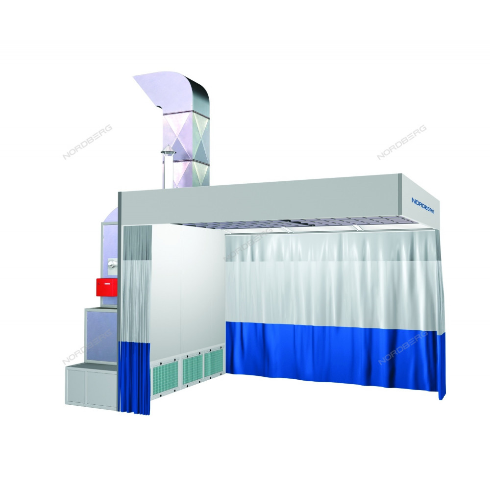 Пост подготовки к окраске с креплением к потолку (с горелкой) NORDBERG NB100C