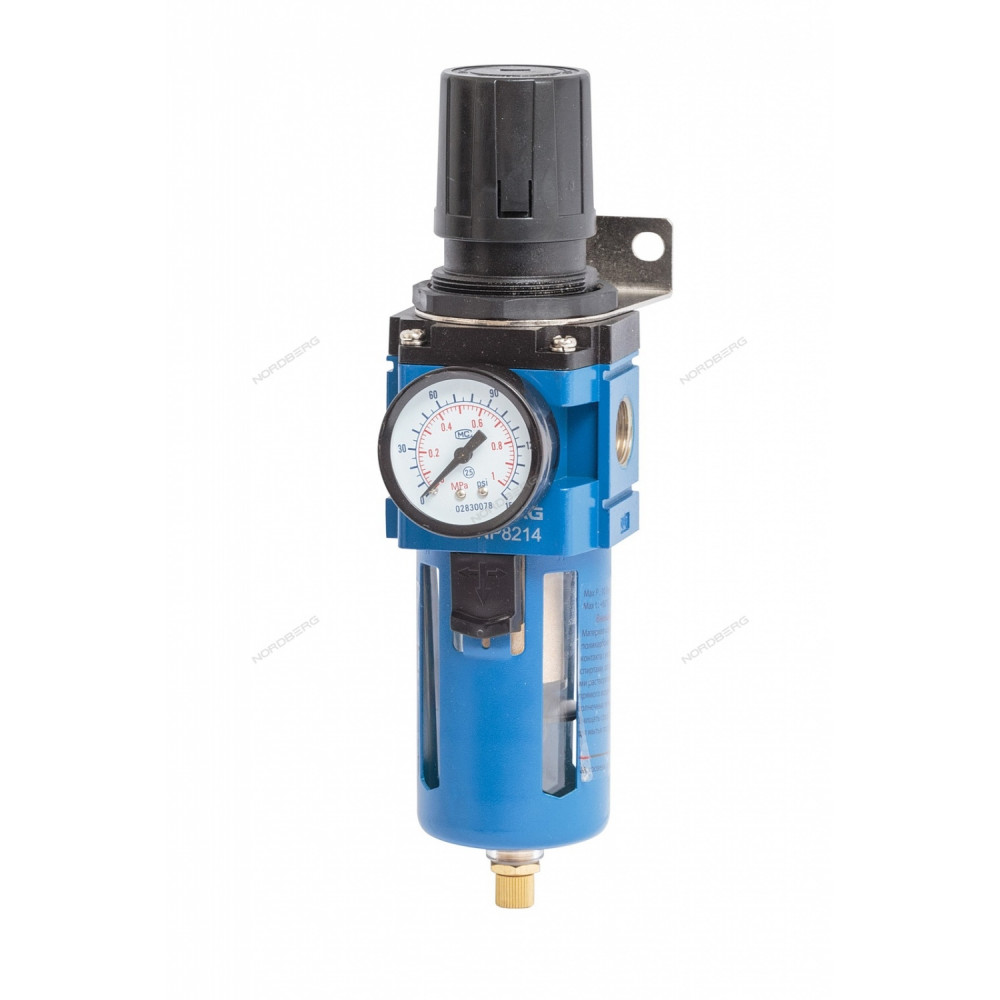 Воздушный фильтр с редуктором 1/2" NORDBERG NP8214