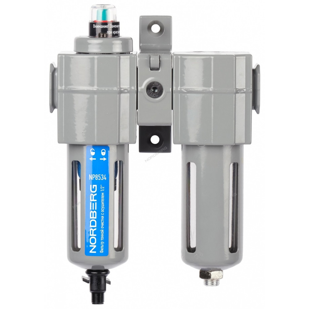 Фильтр воздушный тонкой очистки + осушитель PRO, 1/2" NORDBERG NP8534