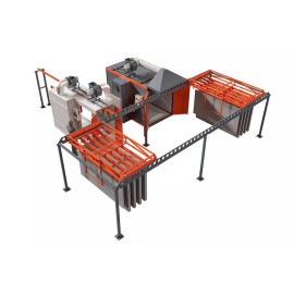 Полукольцевой участок порошковой окраски с 2-постовой камерой напыления StrongTech PCU-CDP