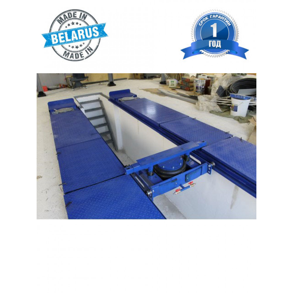 Ямные пути StrongBEL 5400 х 500 + задние сдвижные платформы SP 1800 х 500