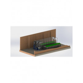 Мобильная (раздвижная) покрасочная камера StrongBEL 8550 x 4000 x 4000