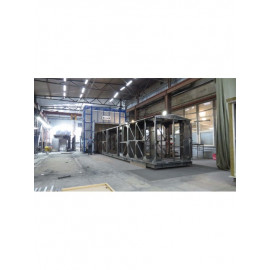 Мобильная (раздвижная) покрасочная камера StrongBEL 9000 x 5000 x 4500