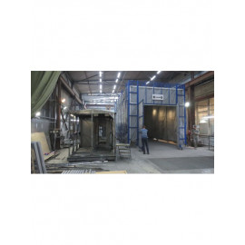 Мобильная (раздвижная) покрасочная камера StrongBEL 9000 x 5000 x 4500