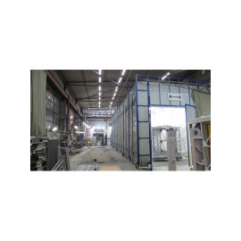 Мобильная (раздвижная) покрасочная камера StrongBEL 9000 x 5000 x 4500