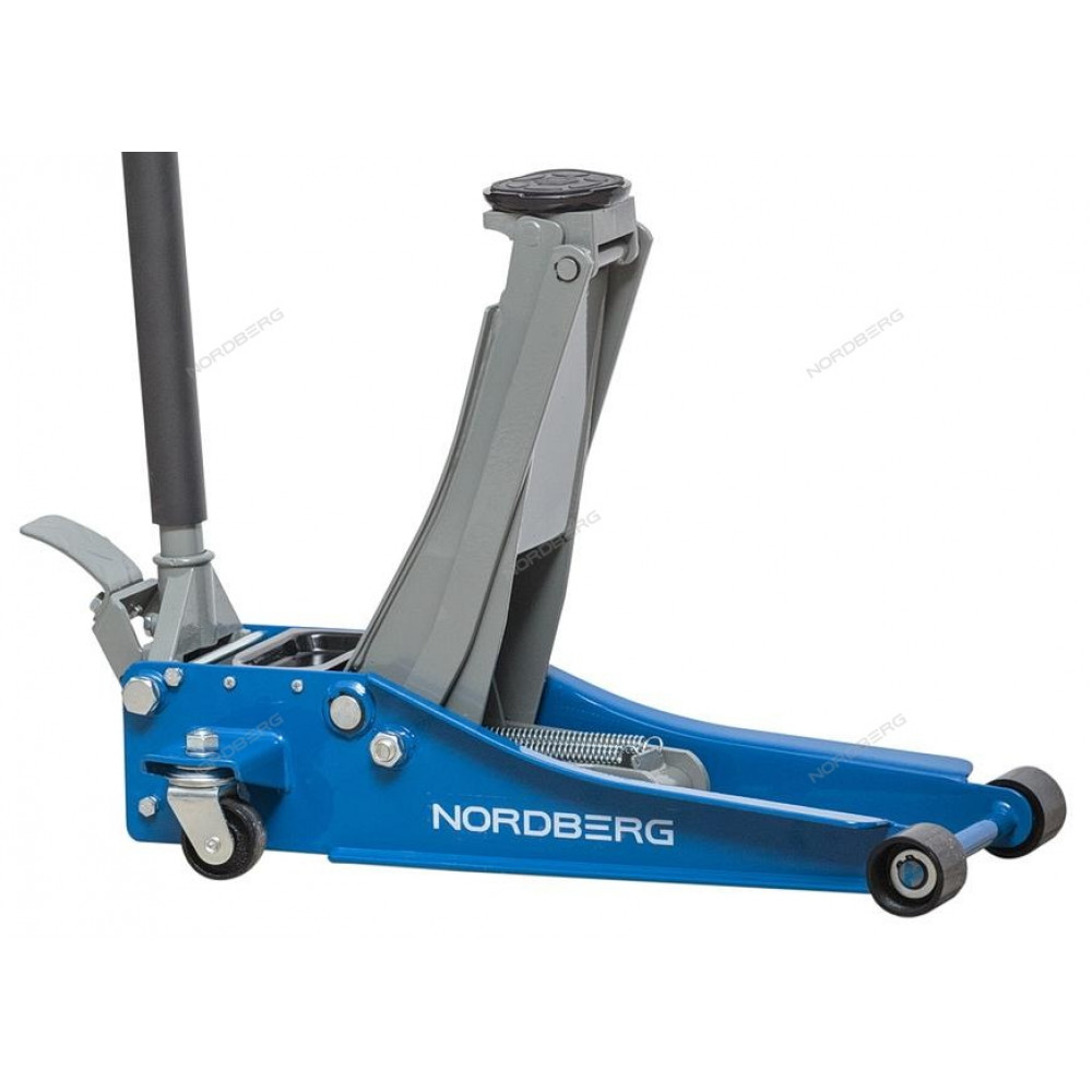 Домкрат супернизкий подкатной 3 тонн, H=75-500 мм NORDBERG N32032