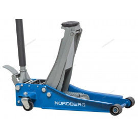Домкрат супернизкий подкатной 3 тонн, H=75-500 мм NORDBERG N32032