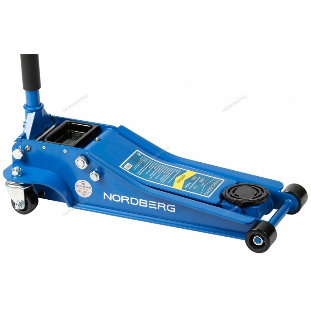 Домкрат подкатной, г/п 3 тонны, H=80 - 500 мм NORDBERG N32033