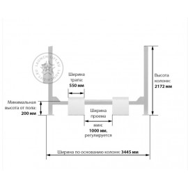Четырехстоечный подъемник Launch TLT-455W