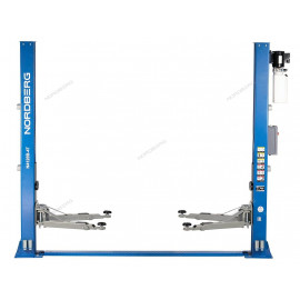 Подъемник двухстоечный, г/п 4т, с электростопорами NORDBERG N4120B-4T (380В)