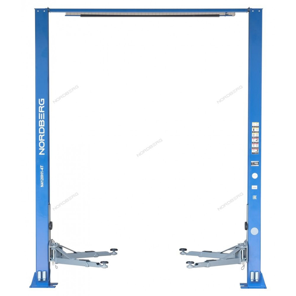 Подъемник двухстоечный, г/п 4т NORDBERG N4120H-4T (220В)