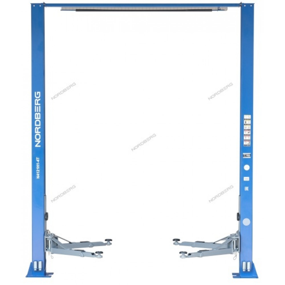 Подъемник двухстоечный, г/п 4т с электростопорами NORDBERG N4120H1-4T (380В)