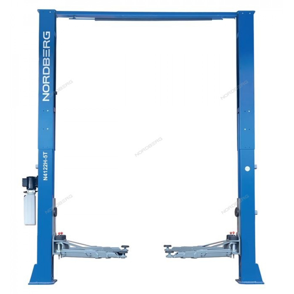 Подъемник 2х стоечный с верхней синхрониз. 5т NORDBERG N4122H-5T (380В)