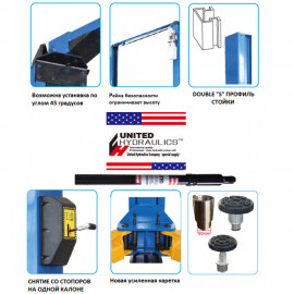 Подъемник 2-х стоечный TopAvto TPRO-10 s