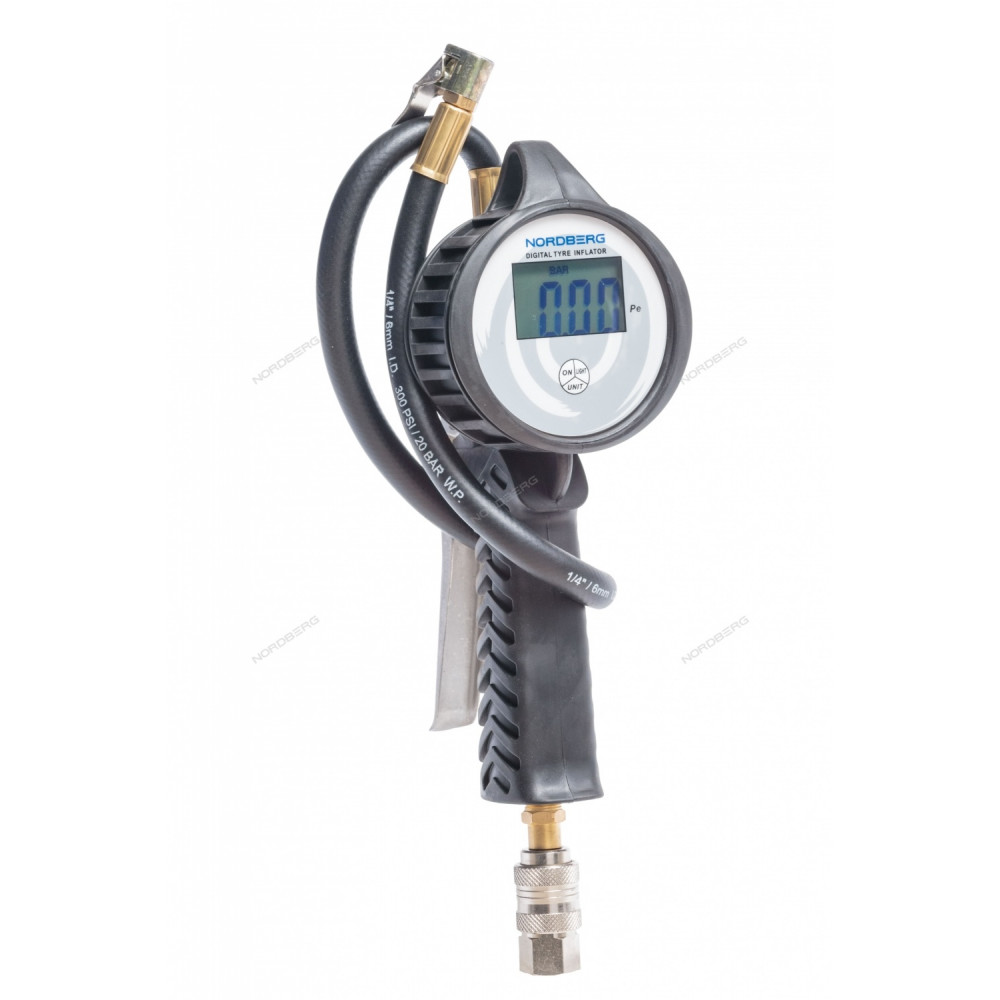 Пистолет для подкачки шин, цифровой, для легковых авто NORDBERG TI8D