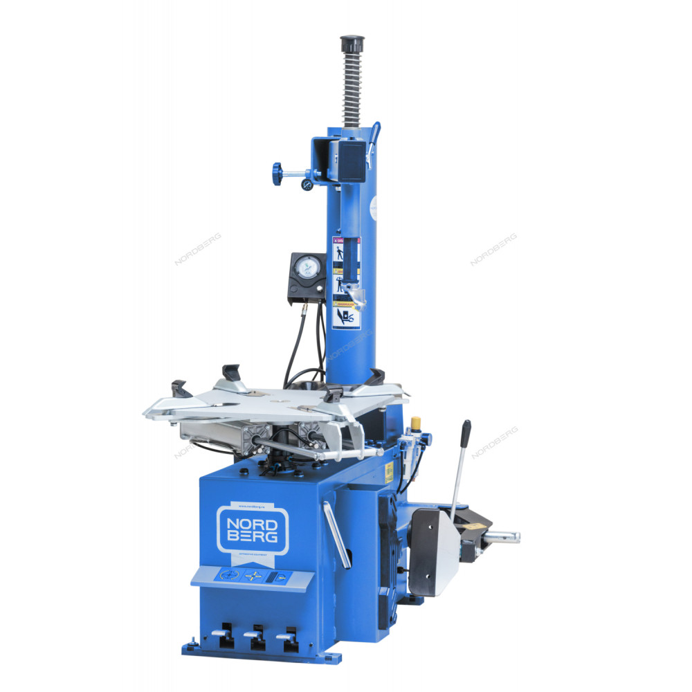 Шиномонтажный полуавтоматический станок, 2 скорости, взрывная подкачка NORDBERG 4639 (380В)