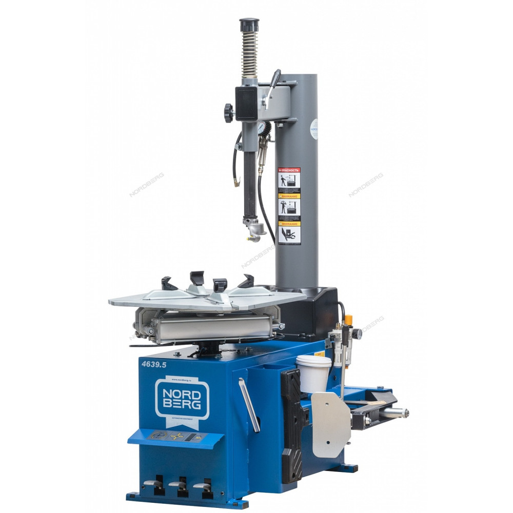 Станок шиномонтажный полуавтоматический, регулируемые зажимы наружные 11-24" NORDBERG 4639,5 (380В)