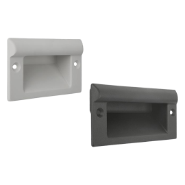 Ручки врезные чашечные из пластика с наружным креплением Алтервиа A00067