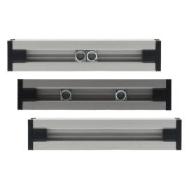 Ручки профильные из алюминия рифленые регулируемые с регулируемым креплением Алтервиа A00130