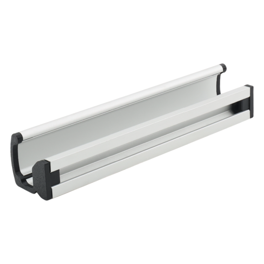 Ручки профильные из алюминия рифленые угловые регулируемые без креплений Алтервиа A00131